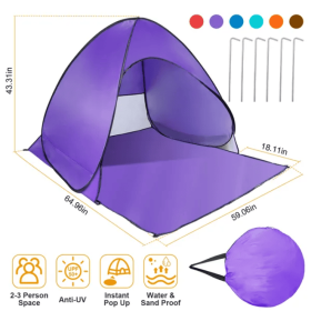 UV Resistant Automatic Waterproof Tent Canopy